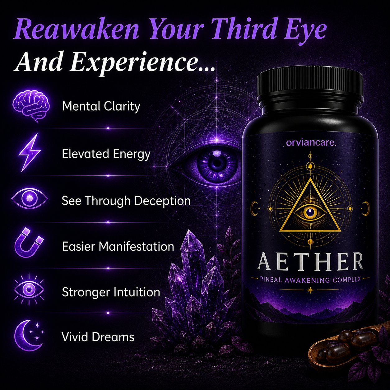Aether - Decalcify The Pineal Gland & Reawaken Your Higher Self