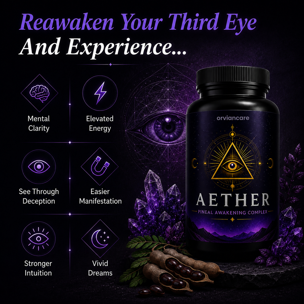 Aether - Decalcify The Pineal Gland & Reawaken Your Higher Self
