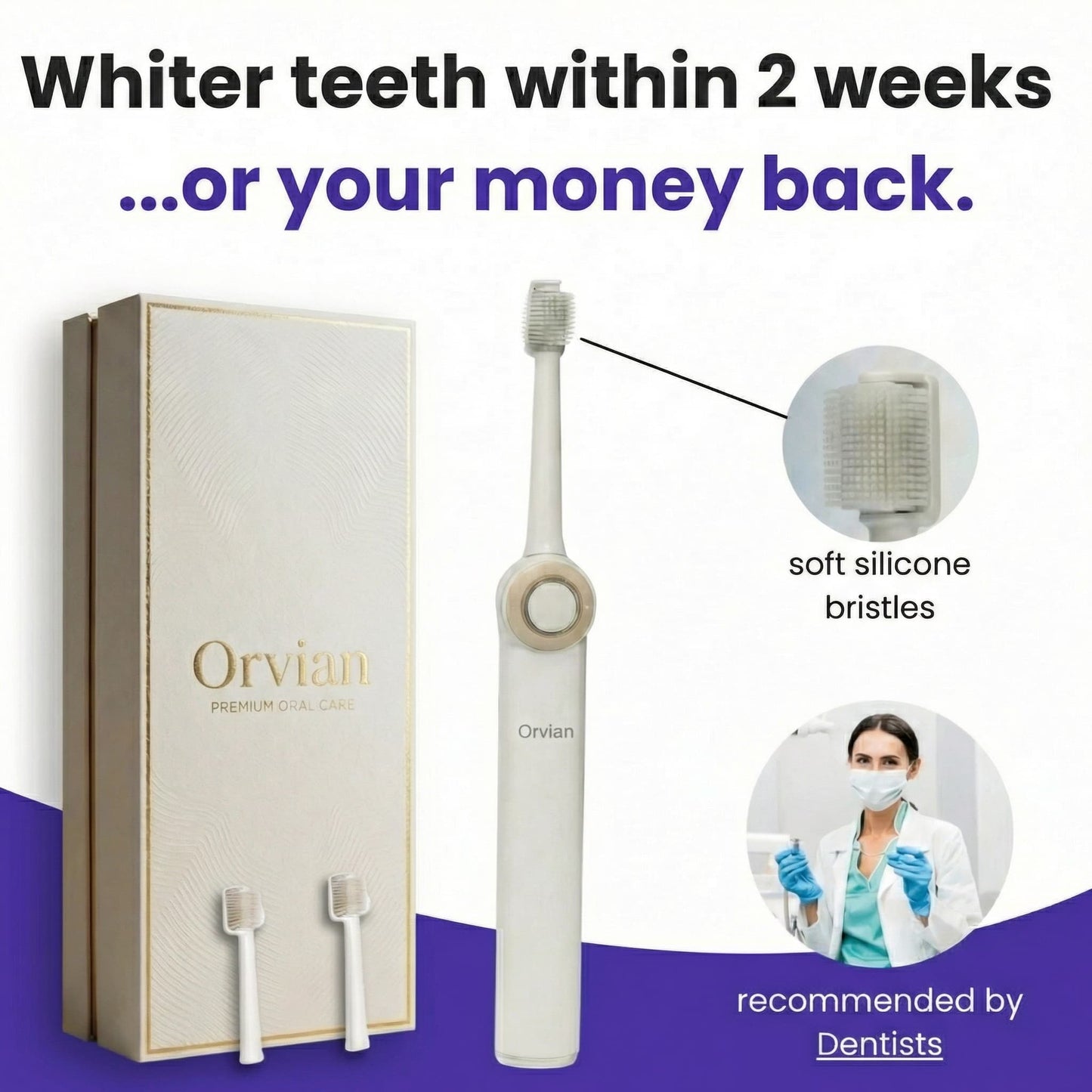 360° Rolling Floss Toothbrush